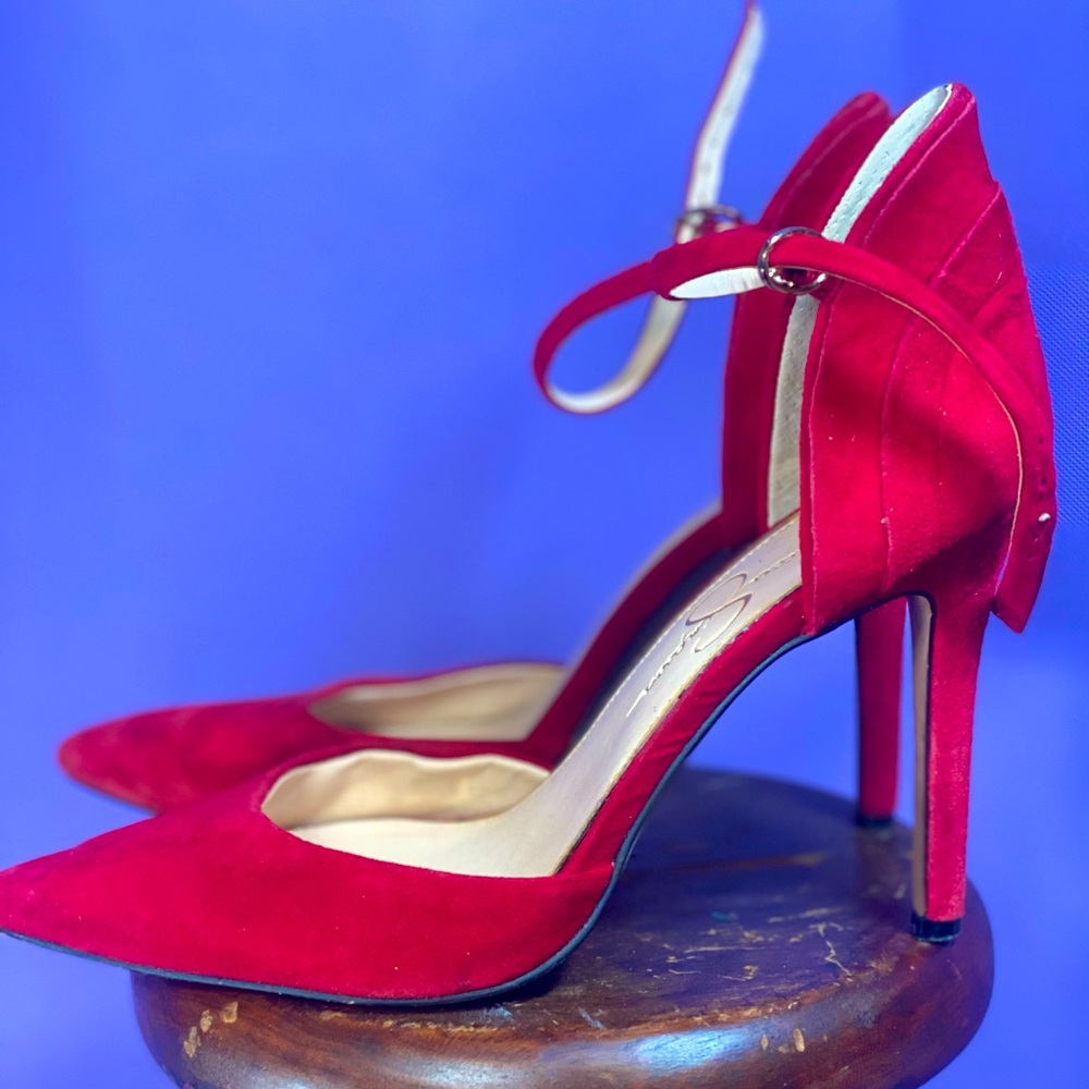 Jessica Simpson Parkerr Dress Pump in Red 👠